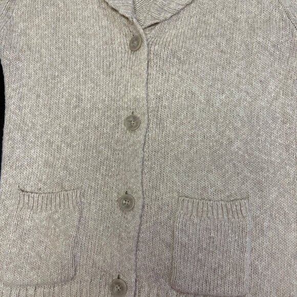 Cabi Steady Cardigan women’s Button-Up Sweater Size Small Oatmeal/Cream Preppy - Picture 6 of 10